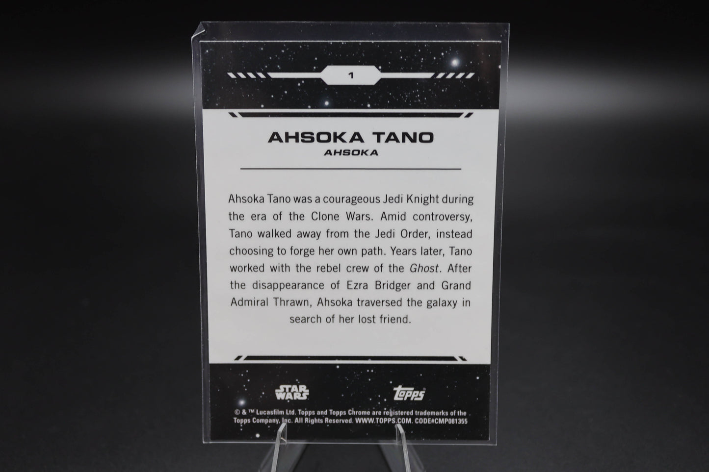 2024 Topps Chrome Star Wars #1 Ahsoka Tano