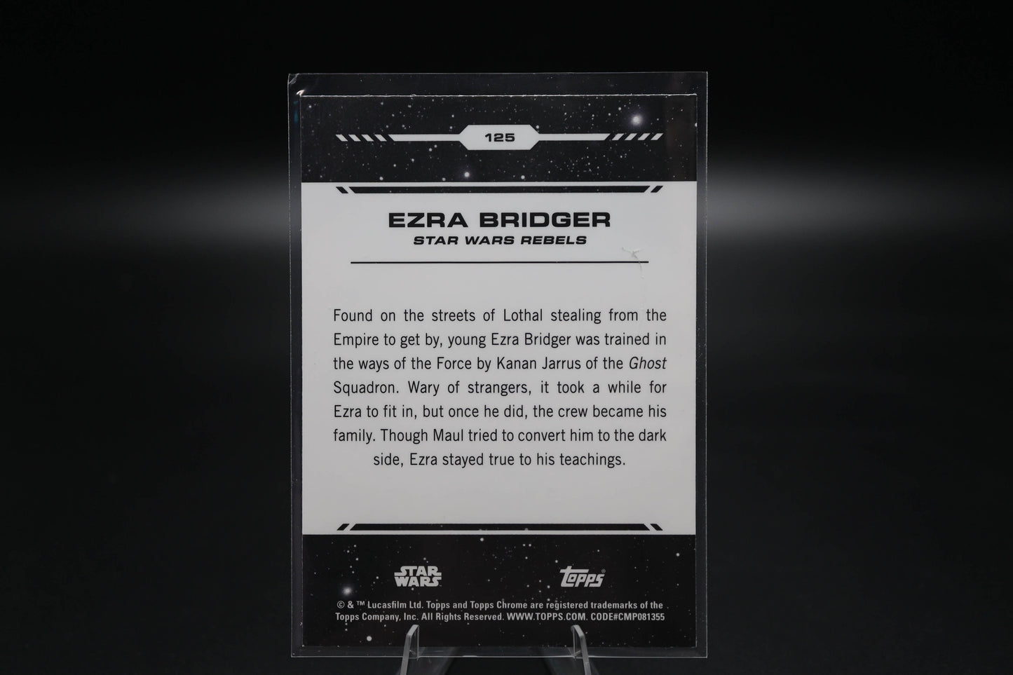 2024 Topps Chrome Star Wars #125 Ezra Bridger