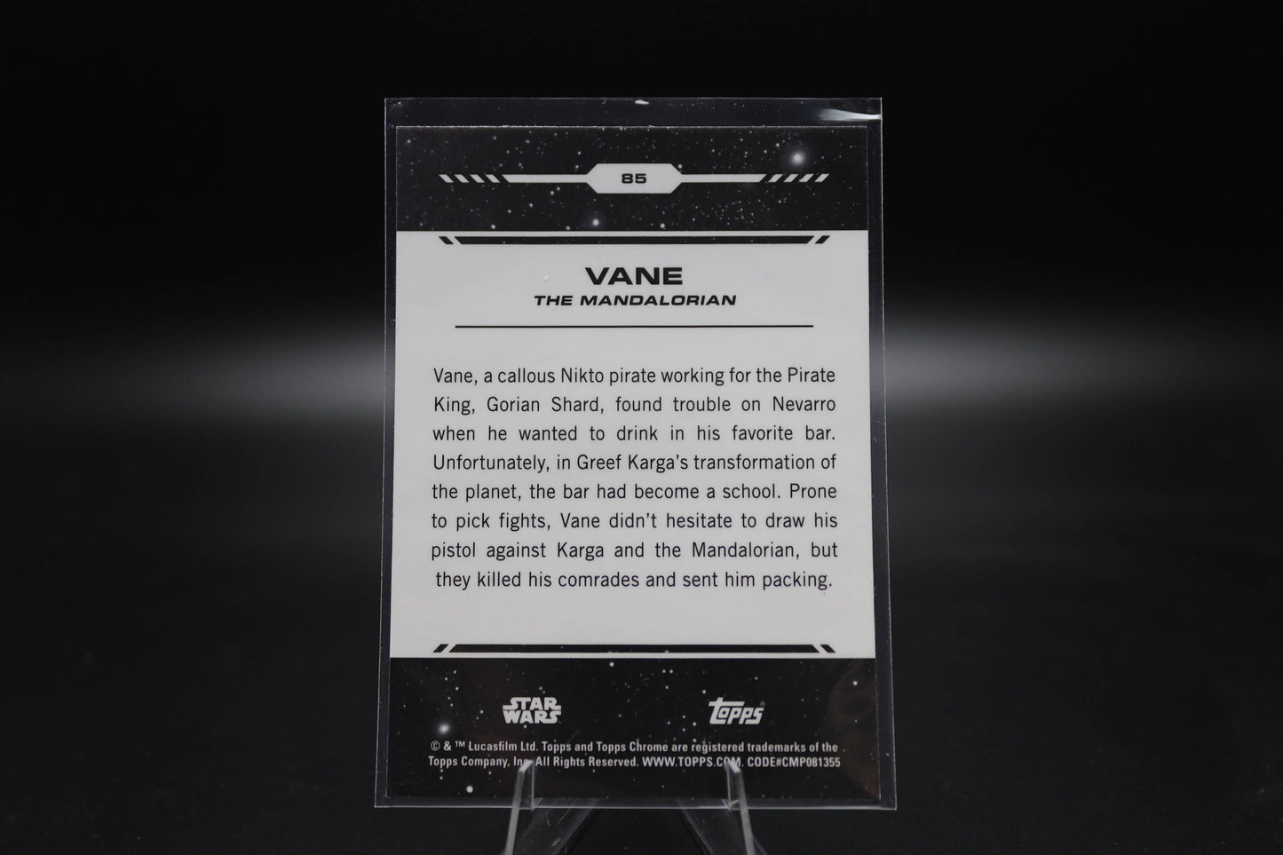 2024 Topps Chrome Star Wars #85 Vane