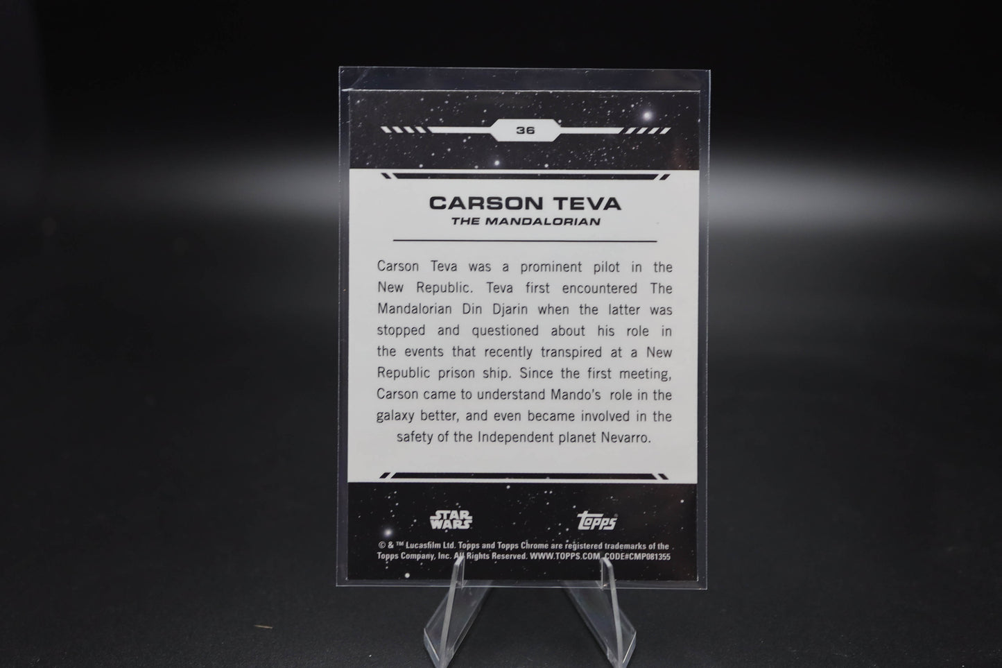2024 Topps Chrome Star Wars #36 Carson Teva
