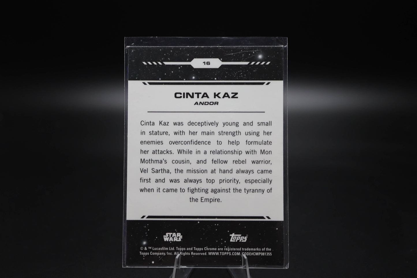 2024 Topps Chrome Star Wars #16 Cinta Kaz
