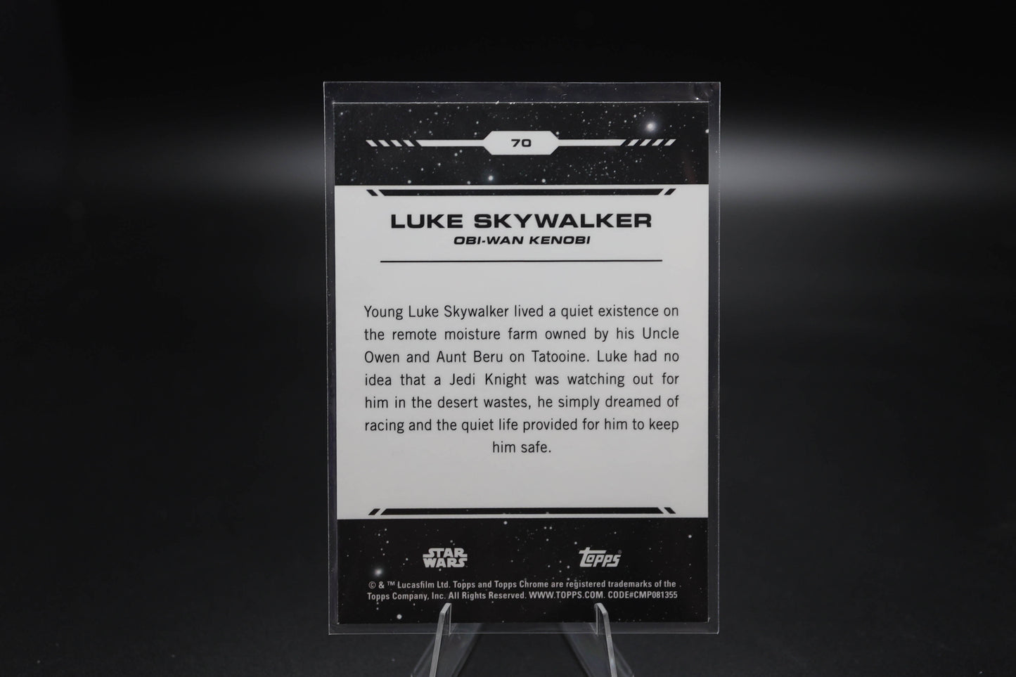 2024 Topps Chrome Star Wars #70 Luke Skywalker
