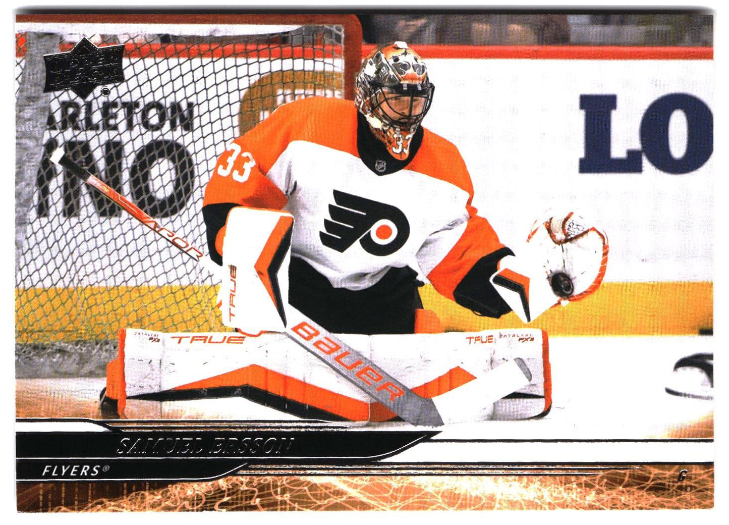 2024-25 Upper Deck #135 Samuel Ersson Silver Foil