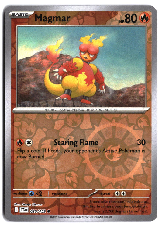 SV09: Journey Together #020/159 Magmar Reverse holo