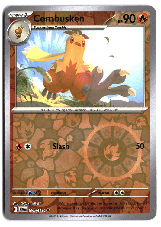 Combusken #023/159 tcg SV09: Journey Together Reverse Holo