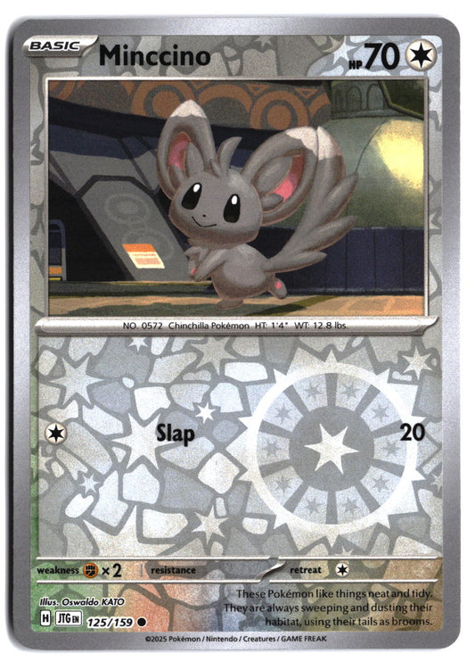 SV09: Journey Together #125/159 Minccino Reverse Holo
