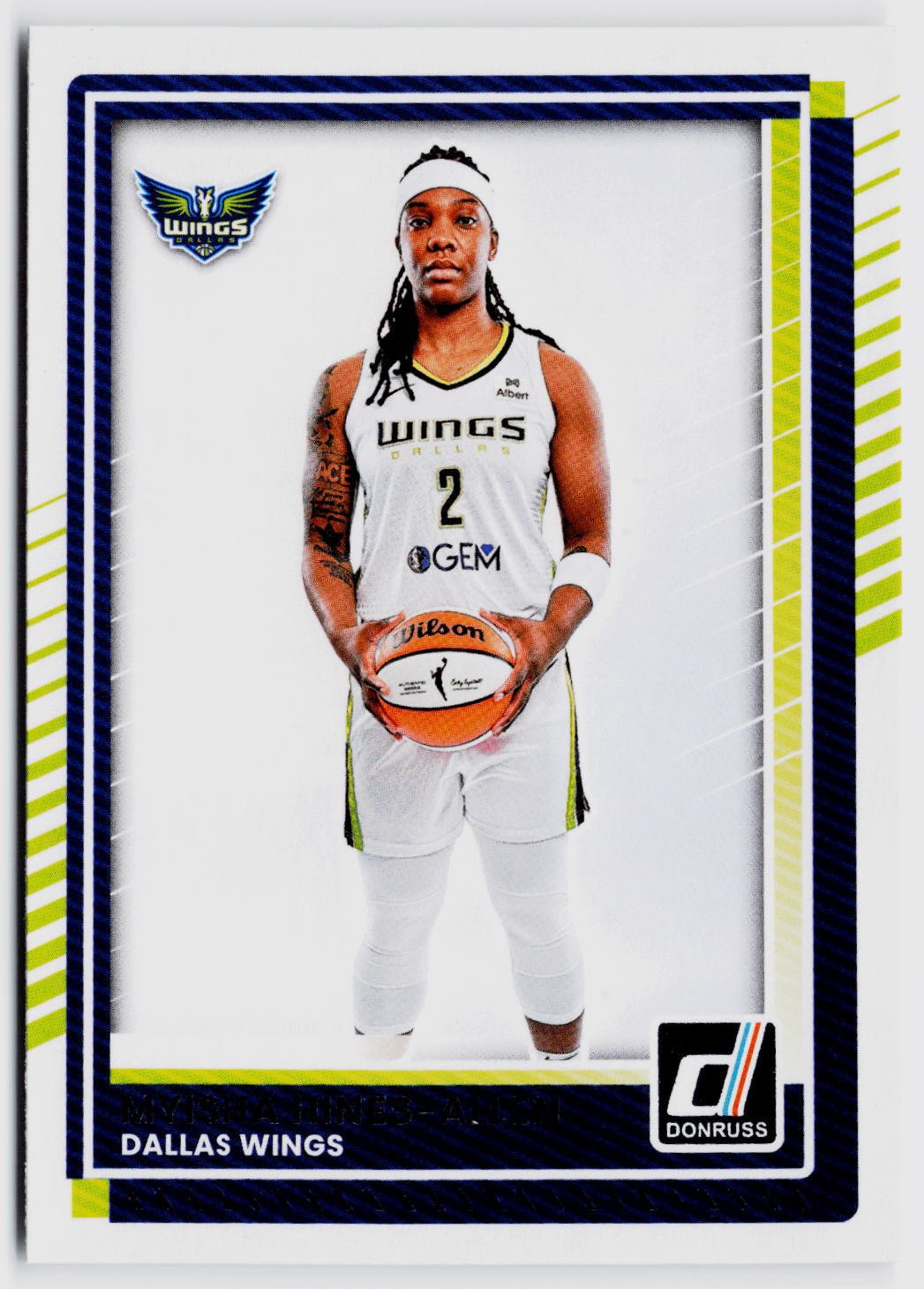 2025 Donruss WNBA #65 Myisha Hines-Allen