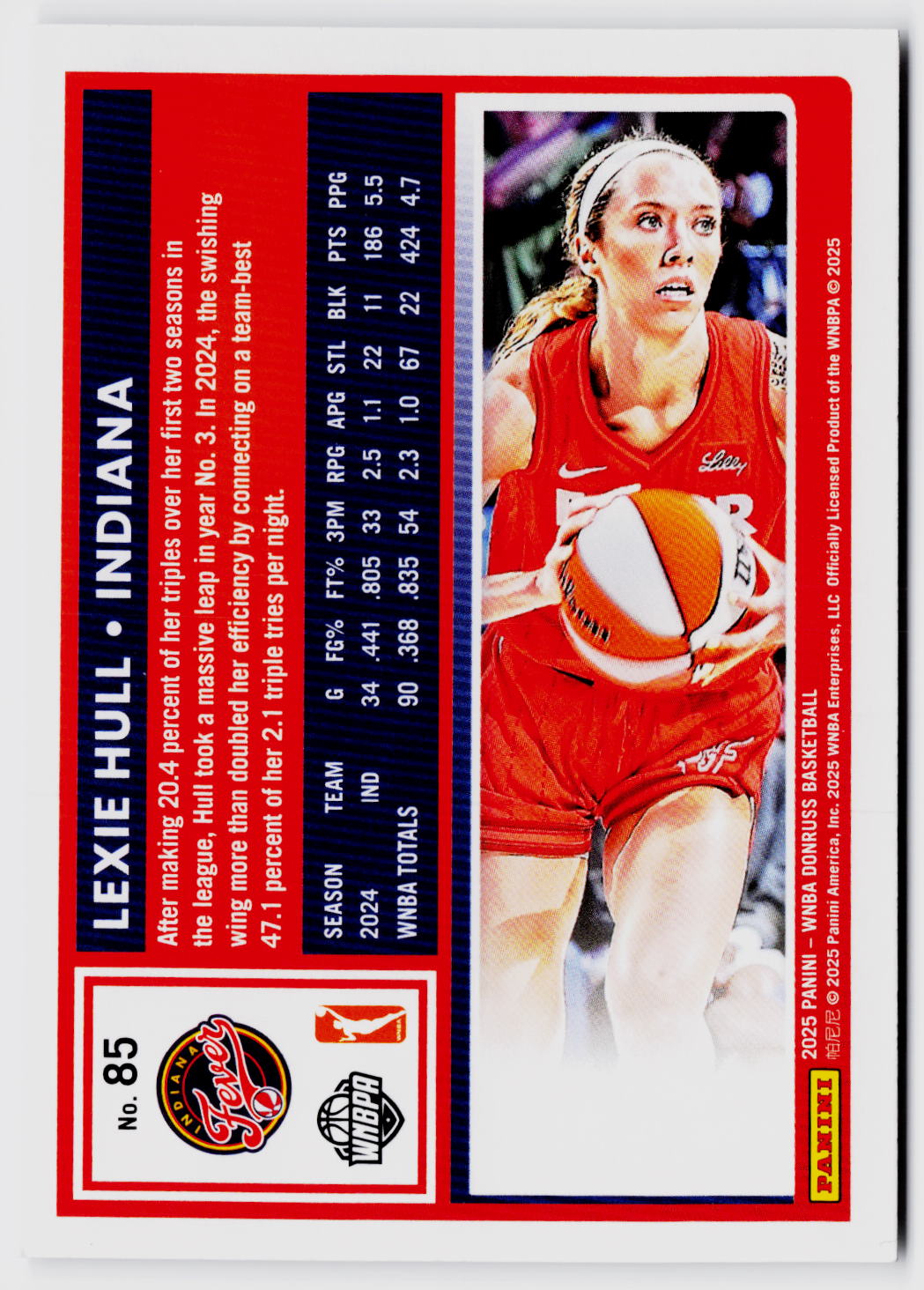 2025 Donruss WNBA #85 Lexie Hull