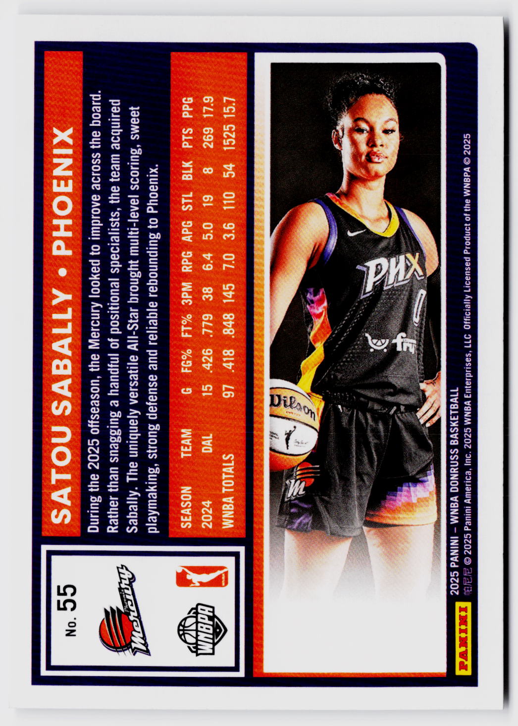 2025 Donruss WNBA #55 Satou Sabally
