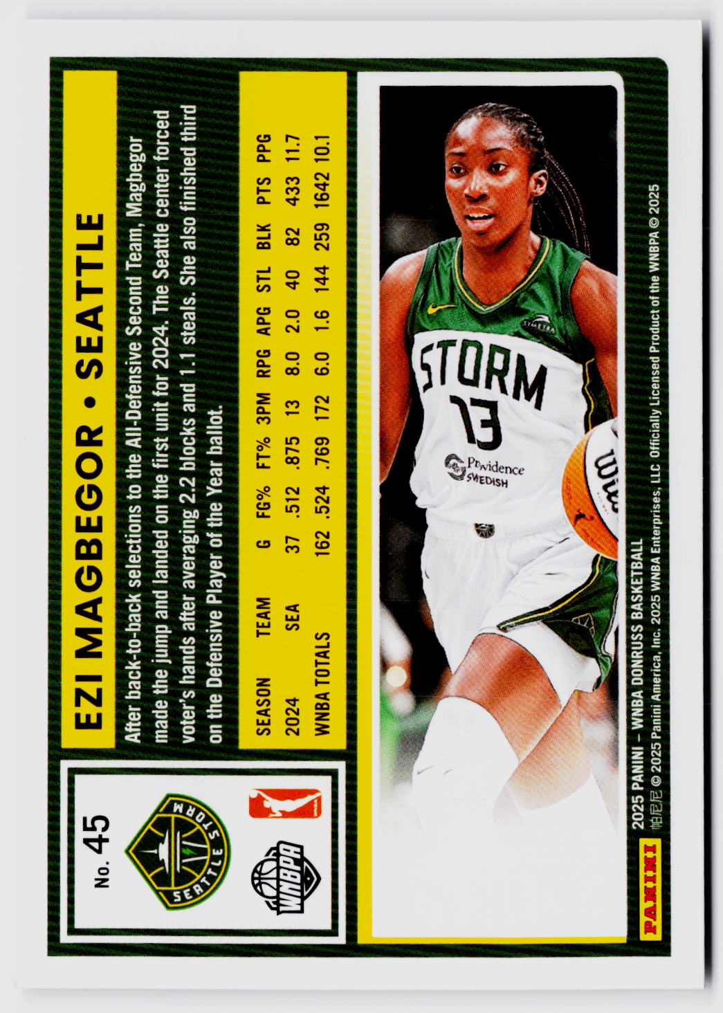 2025 Donruss WNBA #45 Ezi Magbegor