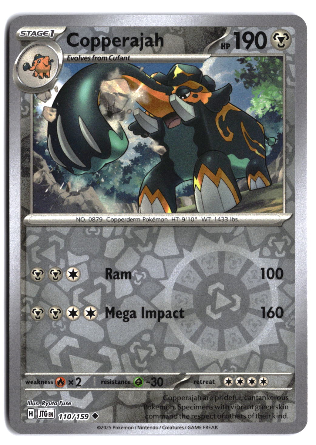 SV09: Journey Together Copperajah #110/159 Reverse Holo
