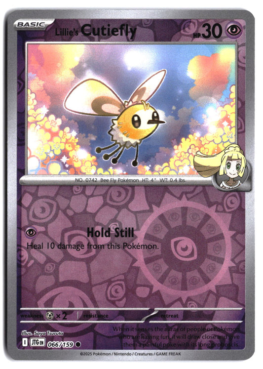 SV09: Journey Together Lillie's Cutiefly #066/159 Reverse Holo