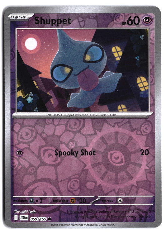 SV09: Journey Together Shuppet #059/159 Reverse Holo