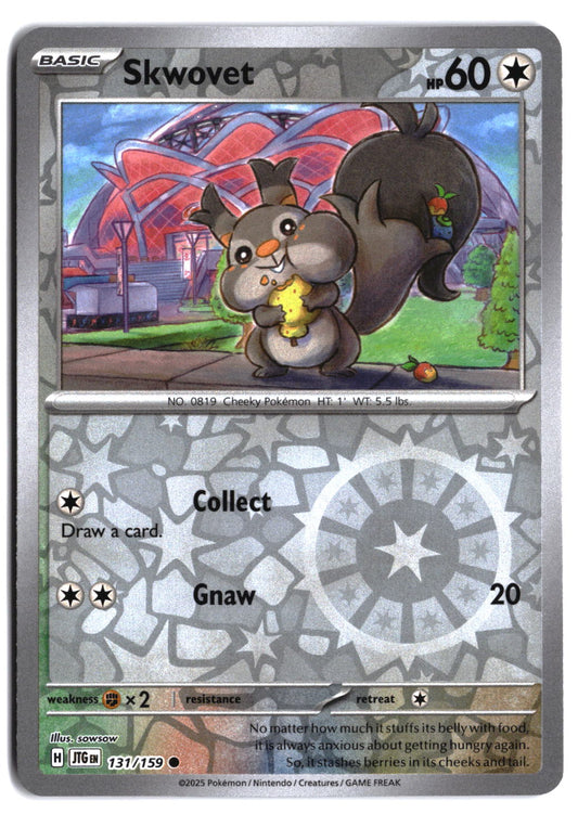 SV09: Journey Together Skwovet #131/159 Reverse Holo