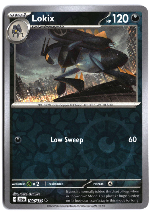 SV09: Journey Together Lokix #100/159 Reverse Holo