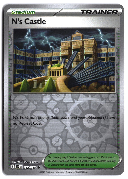 SV09: Journey Together N's Castle #152/159 Reverse Holo