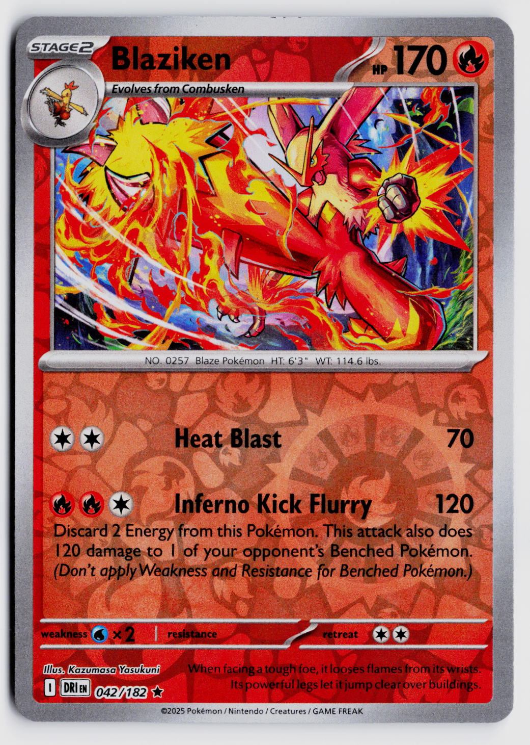 SV10: Destined Rivals #042/182 Blaziken Reverse Holo