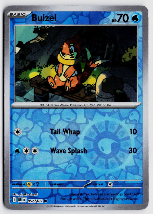 SV10: Destined Rivals #057/182 Buizel Reverse Holo