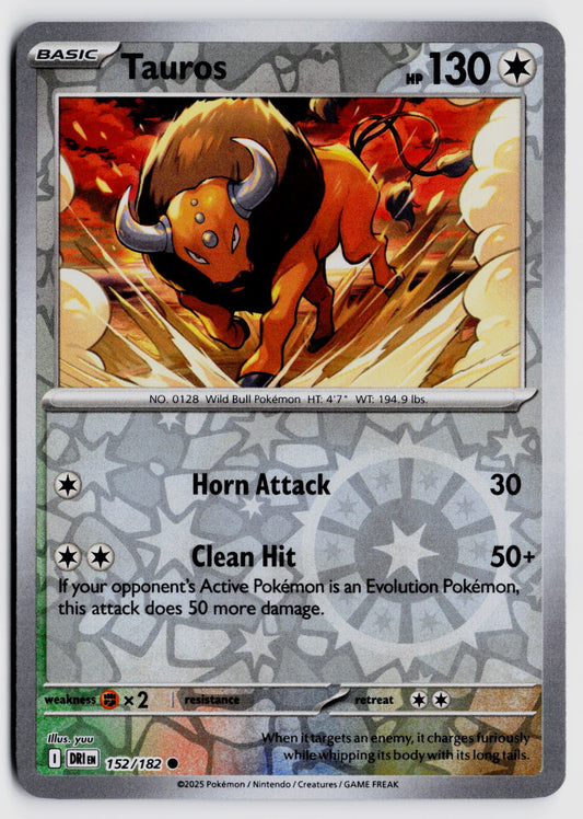 SV10: Destined Rivals #152/182 Tauros Reverse Holo