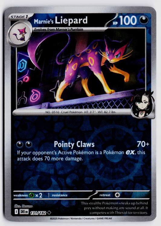 SV10: Destined Rivals #131/182 Marnie's Liepard Reverse Holo