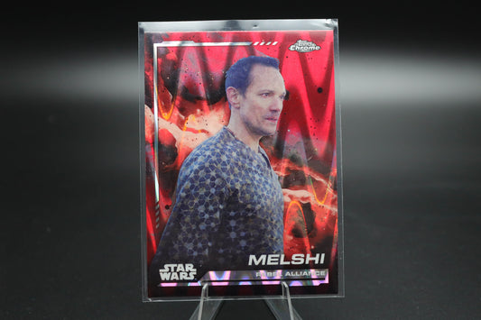 2024 Topps Chrome Star Wars  Melshi [Red Wave Refractor] #98