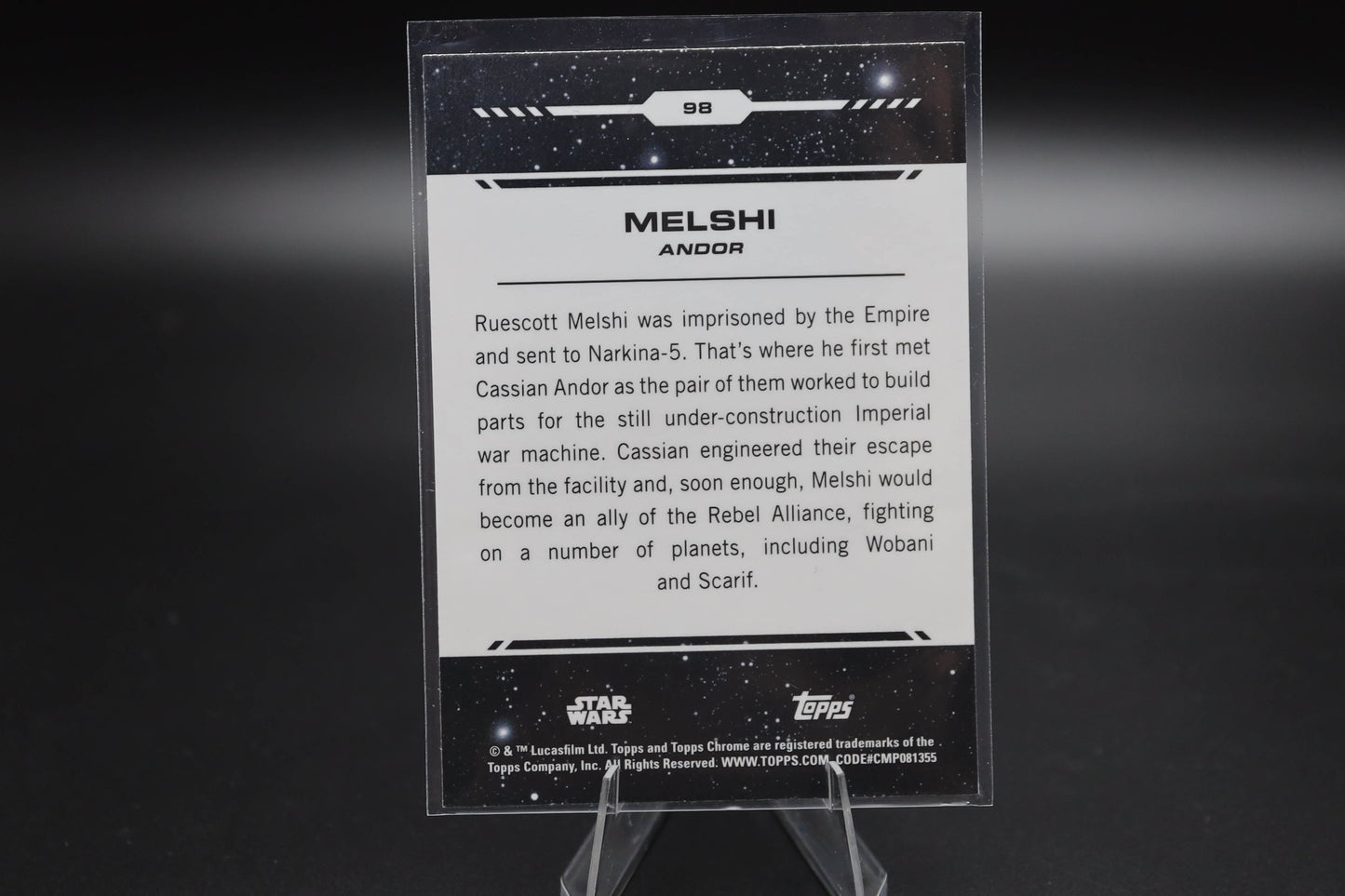 2024 Topps Chrome Star Wars  Melshi [Red Wave Refractor] #98