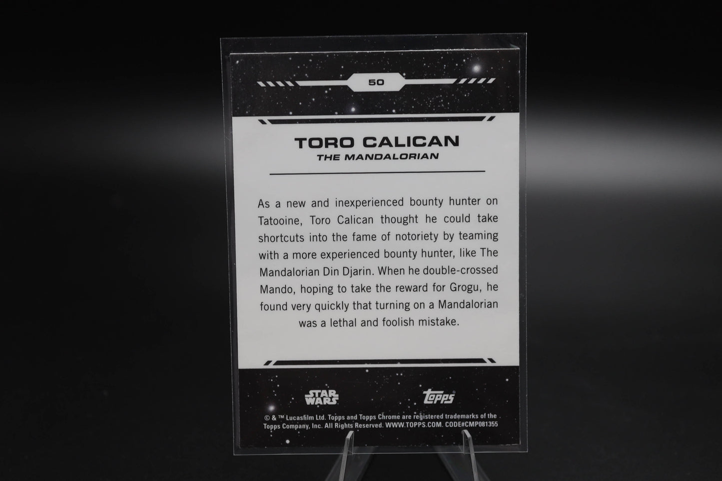 2024 Topps Chrome Star Wars Toro Calican [Red Wave Refractor] #50