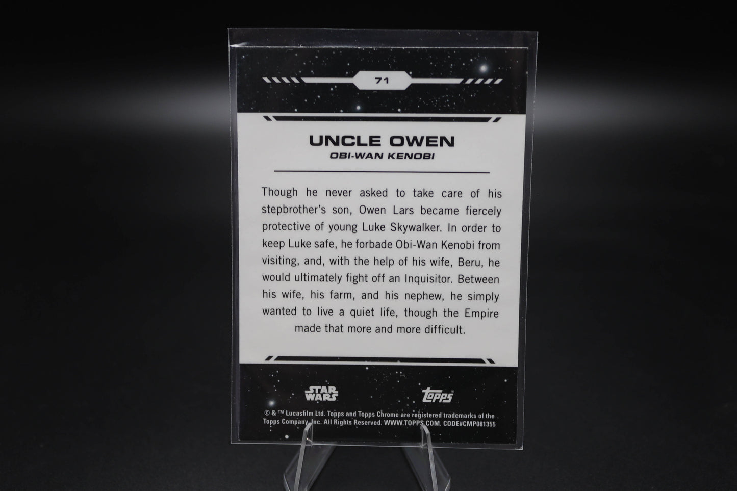 2024 Topps Chrome Star Wars #71 UNCLE OWEN