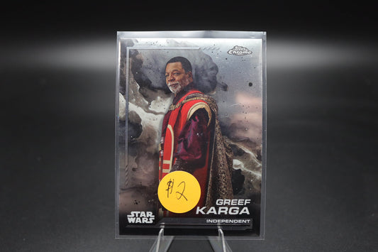 2024 Topps Chrome Star Wars #43 Greef Karga