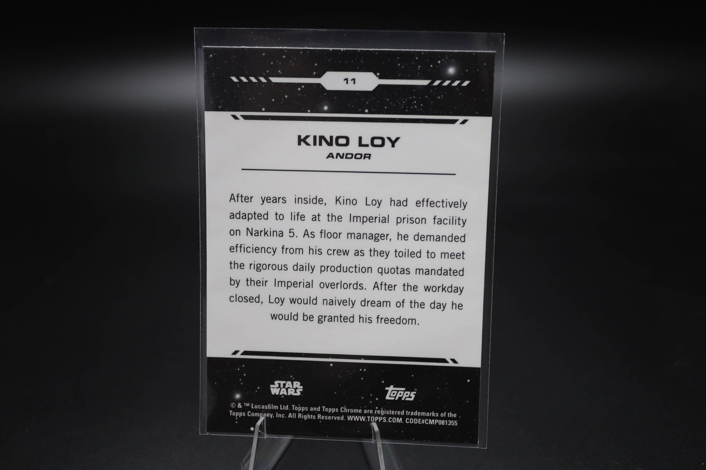 2024 Topps Chrome Star Wars Trading Card #11 Kino Loy