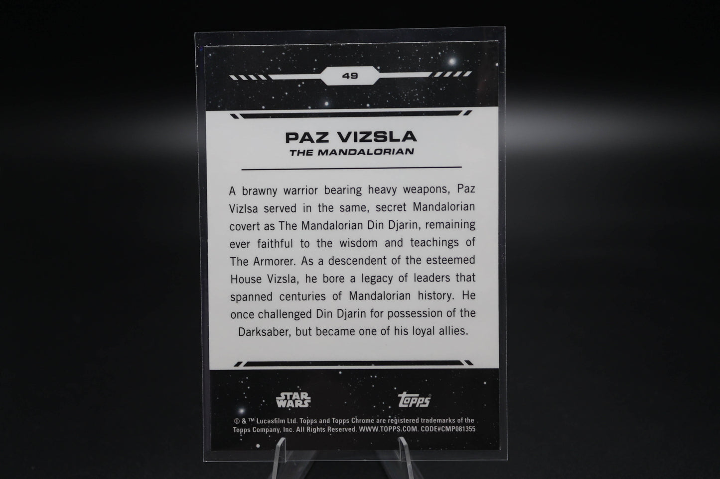 2024 Topps Chrome Star Wars #49 Paz Vizsla
