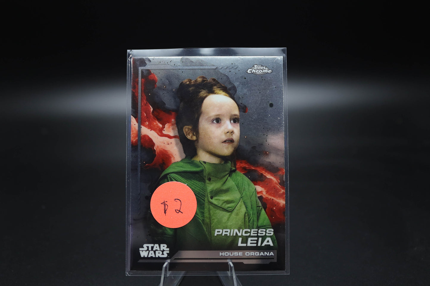 2024 Topps Chrome Star Wars Trading Card #69 Princess Leia