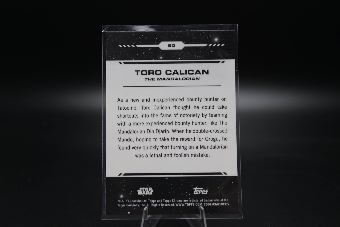 2024 Topps Chrome Star Wars #50 TORO CALICAN