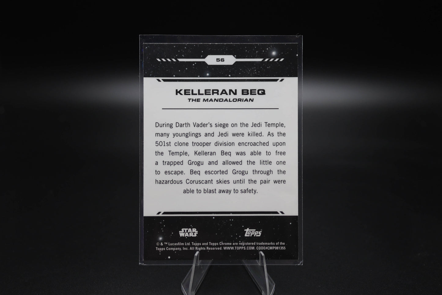 2024 Topps Chrome Star Wars Kelleran Beq #56
