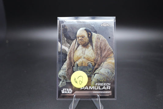 2024 Topps Chrome Star Wars Freedi Pamular #90