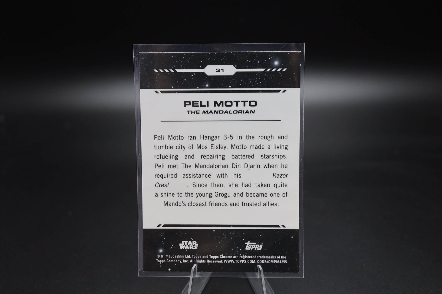 2024 Topps Chrome Star Wars #31 Peli Motto