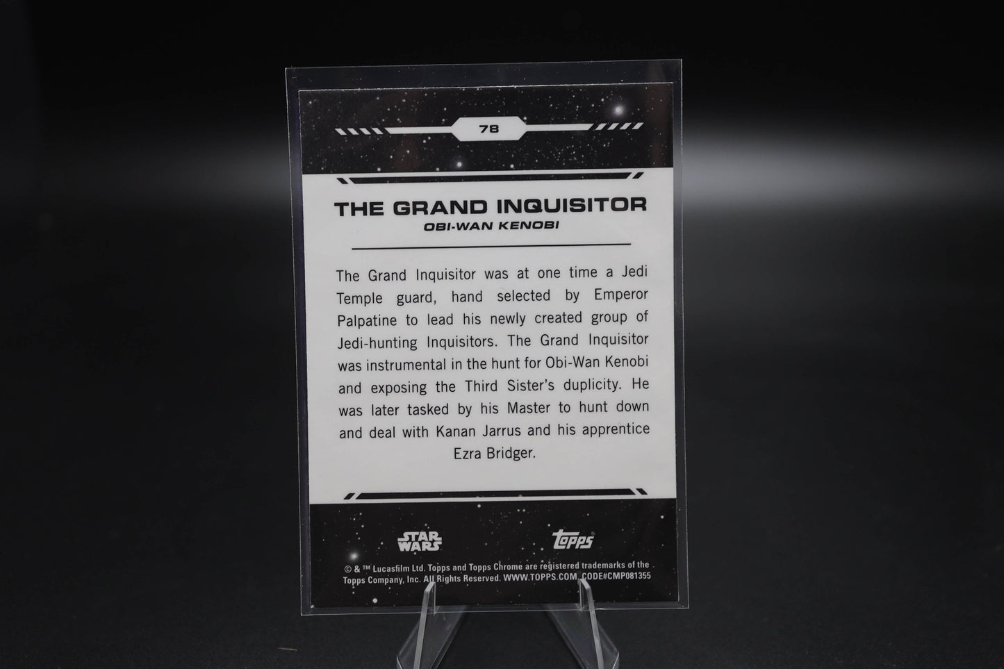2024 Topps Chrome Star Wars #78 The Grand Inquisitor