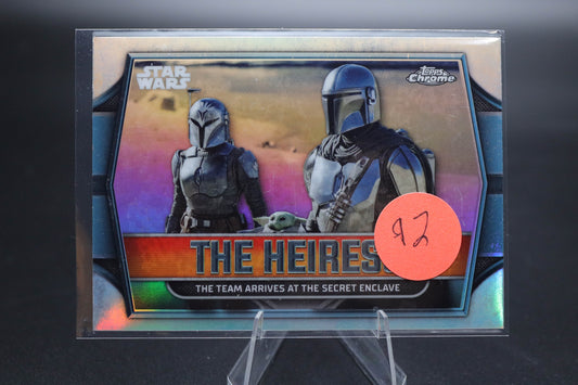 2024 Topps Chrome Star Wars TH-8 Heiress Team Arrives Secret Enclave