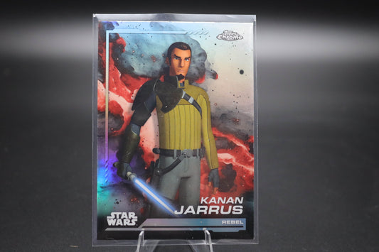 2024 Topps Chrome Star Wars #124 Kanan Jarrus Silver Refractor