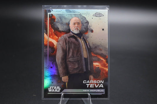 Star Wars 2024 Topps Chrome: Carson Teva [Rainbow Refractor] #36