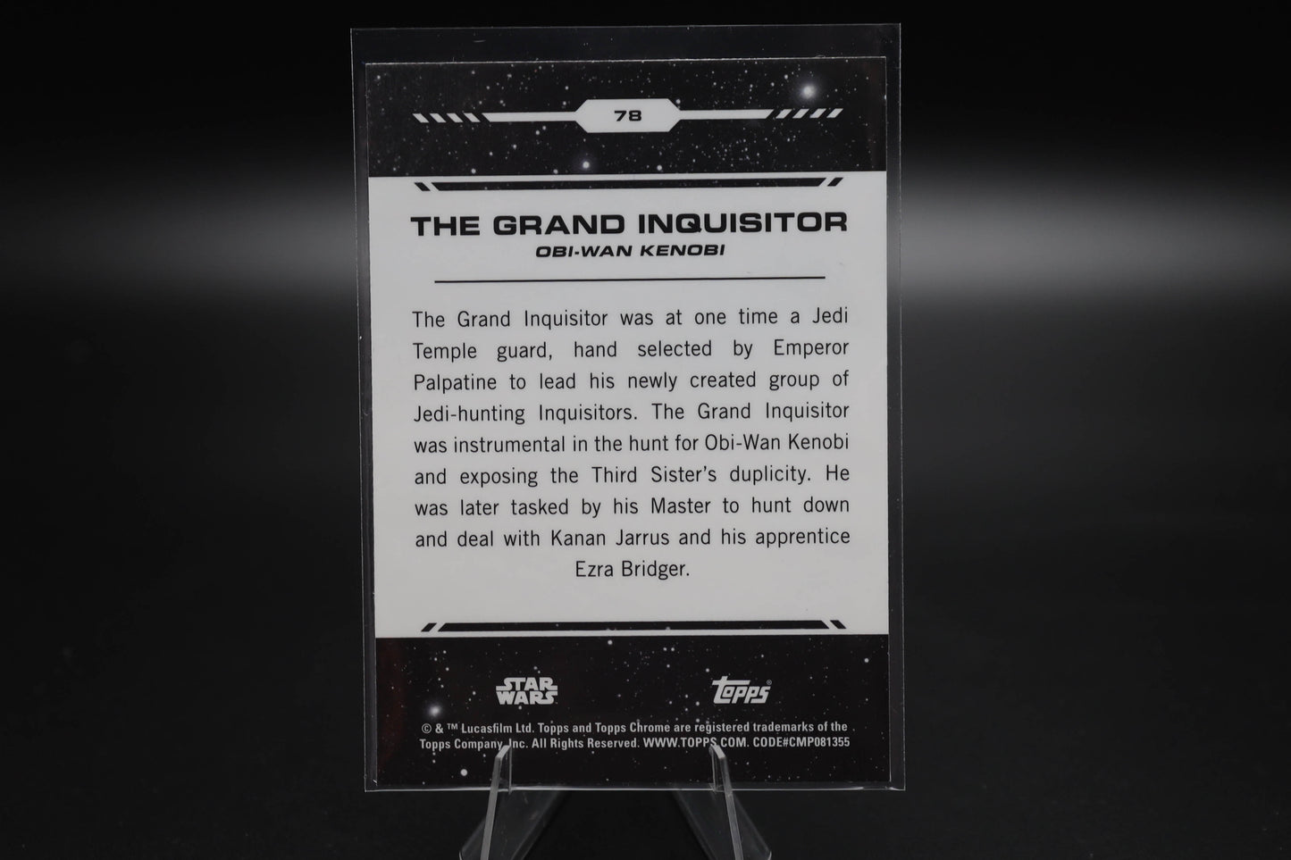 2024 Topps Chrome The Grand Inquisitor [Red Wave Refractor] #78