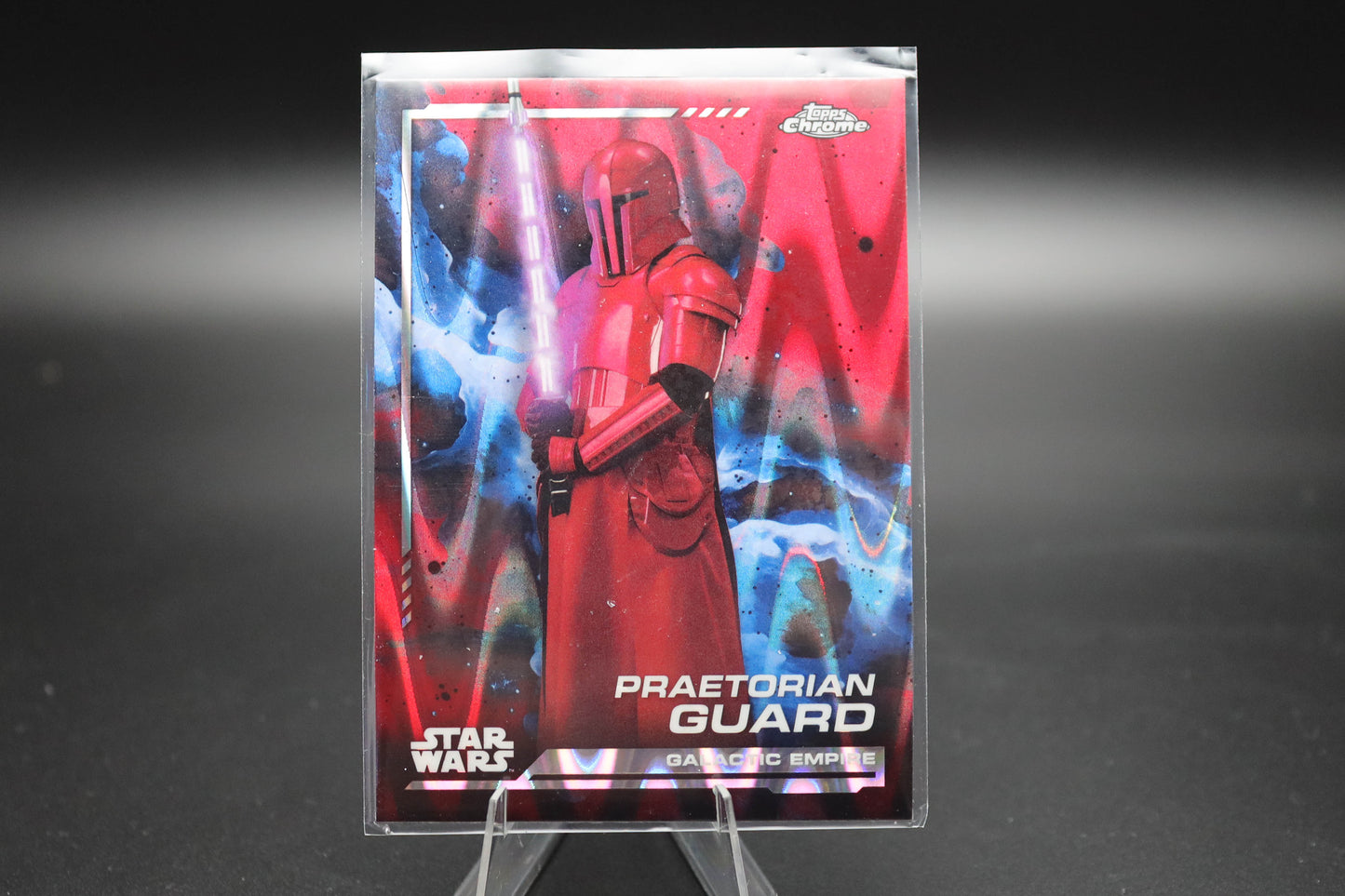2024 Topps Chrome - Star Wars - Red Wave Parallel - #86 Praetorian Guard